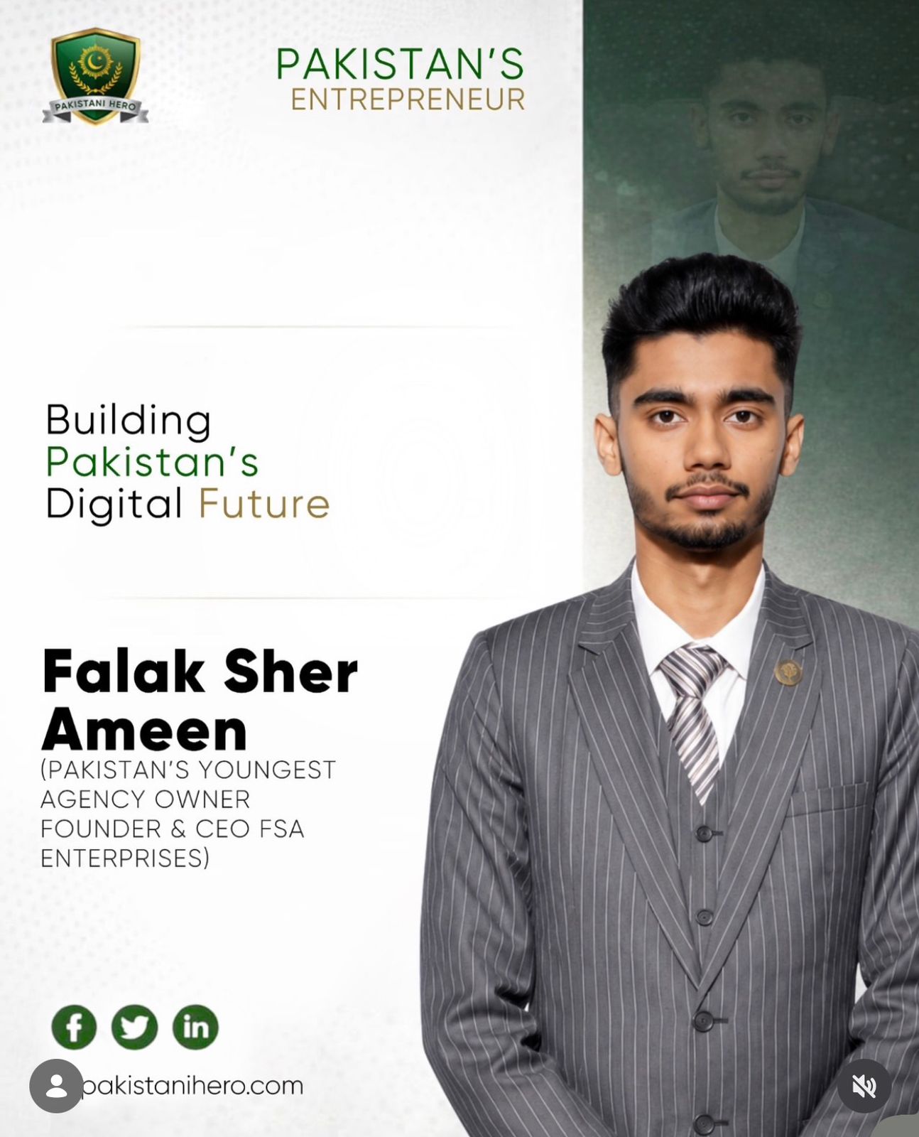Falak Sher Ameen — Founder & CEO, FSA Enterprises